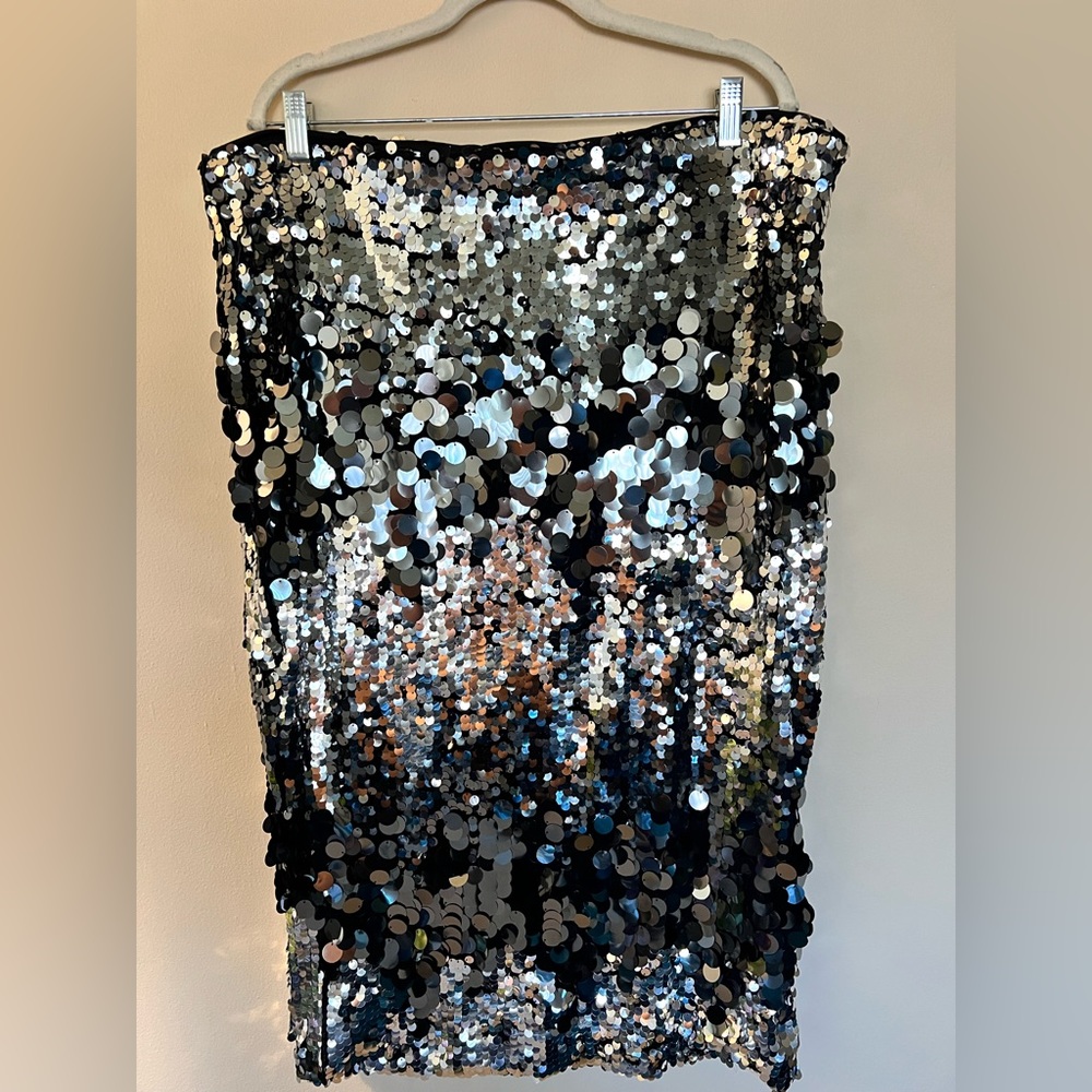 Eloquii Sequin flash skirt plus size 16 USED